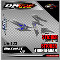 STICKER STRIPING TRANSPARAN MIO SOUL GT 125 // STRIPING UV MIO SOUL GT 135 CUSTOM MEDUSA