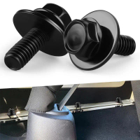น็อตและสกรูรถยนต์ 20 ชิ้น สำหรับตัวถังรถบรรทุกโตโยต้า M6-1.0 x 16mm ยาว 10 มม. Hex- 17mm Washer- 20 