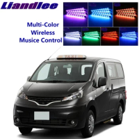 LiandLee Car Glow Interior Floor Decorative Seats Accent Ambient Neon light For NissanNV200 NV200 Vanette