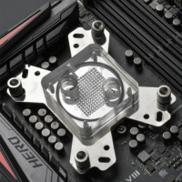 C17 CPU Water Cooling Copper Block for Intel LGA 775/1155/1156/1366 And AMD PC