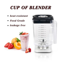 GZZT 2L Smoothie Blender Smoothie Cup Blender Cup Professional Juicer Blender Container Heavy Duty Commercial Blender Cup