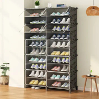 Shoe Rack Cabinet Storage Organizer Large Capacity Cupboards Indoor Simple Transparent Shoe Box Furniture Hallway Shoes Shelf