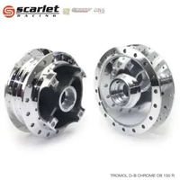 Scarlet Racing - Tromol Trombol Hub Depan Belakang Set CB150 R Chrome