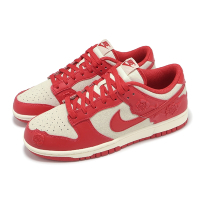 Nike 休閒鞋 Wmns Dunk Low Red Roses 女鞋 紅 米白 紅玫瑰 浮雕 HF1986-100