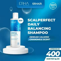 ERHA ERHAIR Scalperfect Daily Balancing Shampoo 250ml - Shampo Ketombe Anti Lepek, Gatal dan Berminy