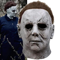 Halloween Michael Myers Mask Cosplay Horror Bloody Demon Creepy Killers Latex Mask Carnival Masquerade Party Mask