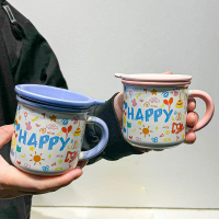 2025 Children's Birthday Gift Cartoon Happy Birthday Ceramic Cup for Kindergarten and Elementary Sch