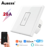 Water Heater Switch Timing Remote Control Smart Switch Wifi 20a Smart Home Tuya Smart Life Smart Touch Switch