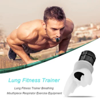 1pcs Breathing Trainer Exercise Lung Face Mouthpiece Respirator Fitness Equipment for Household Healthy Care Accessories