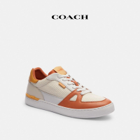 【COACH】官方直營CLIP運動鞋-蜂巢色/淡橙色(CR872)