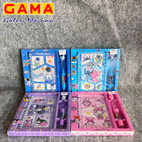 Diary + Pen Sanrio - Buku Catatan dan Pulpen Motif Karakter Lucu untuk Anak-anak