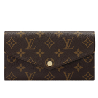 LV M60531 經典Monogram帆布Sarah金釦長夾