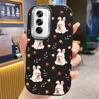 เคสสำหรับ OPPO Reno 12 5G Reno 12F 4G Reno 12F 5G เคสโทรศัพท์แบบใหม่กระต่ายหมีกันกระแทกกลมและอ้วน
