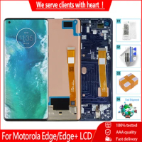 Original 6.7" For Motorola Edge+ XT2061-3 LCD Display Touch Screen Digitizer Assembly Replacement For Motorola Edge XT2063-3 LCD