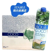 【披薩市】超值團購『AquaCoCo 100%椰子水』1000ml (12入)