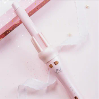 Vivid＆Vogue 100% original Automatic hair curler pink champagne curling iron Electric rotary ceramics will not hurt Rollers