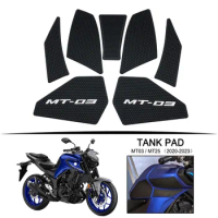 For Yamaha MT03 MT 03 MT-03 MT25 MT-25 MT 25 2020-2023 2022 Motorcycle Accessories Stickers Anti Slip Fuel Tank Pad Knee Grip