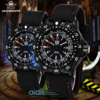 Addies Men Military Watches Top Brand Casual Outdoor Sports Waterproof Quartz Watch Silicone Strap Business Men's Wrist watch