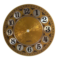 7 In Diameters 180mm DIY Quartz Wall Clock Dial Face Metal Design DIY Table Wall Clocks Vintage Metal Wall Clock Dial Face