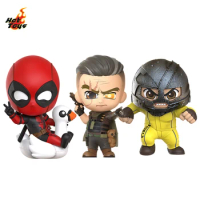 In Stock 100% Original HotToys COSBABY DEADPOOL Cable Juggernaut Mini Collection Doll Toy Holiday Gift Pvc