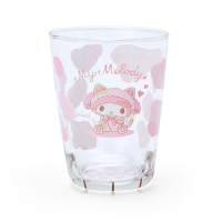 真愛日本 美樂蒂 杯子 貓之日 變裝貓 日本製 貓爪造型玻璃杯 230ml 禮物 ID22