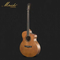 Mirda Guitar 40 "DG-20KOALC Solid wood profile top Spruce Acacia matte acoustic acoustic guitar