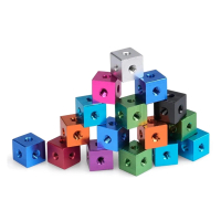 M3 screw hole nut block locking connection, square nut bracket, fixed threaded plate block cube