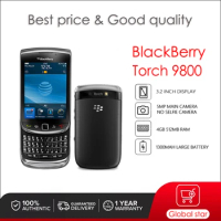 BlackBerry Torch 9800 Refurbished Original Unlocked Cellphone 512MB+4GB 5MP Camera free shipping
