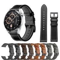 22mm Leather Watch Straps For Zeblaze Vibe 7 Pro Stratos 2/3 Beyond GTR 2 Btalk 2 Lite Wristband Zeblaze Swim Watchband Bracelet