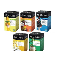 Stash Tea 思達茶 無咖啡因草本藍莓茶 草本檸檬茶(1.9gx20袋x1盒)6種口味任選 (冷熱皆宜)