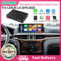 JUSTNAVI Wireless Apple CarPlay Android Auto Smart AI BOX For Lexus LX 2015 2016 2017 2018 2019 2020 Mirror Link HDMI Function