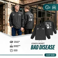 JAKET COACH PRIA WATERPROOF JAKET TASLAN WINDBREAKER JAKET COACH TASLAN ANTI AIR JAKET COACH BAD DIS