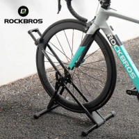 ROCKBROS Bicycle Display Stand Support Frame Floor Parking Maintenance Repair Tools Portable Wheel Holder Folding