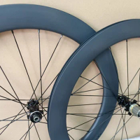 700C Road Bicycle Carbon Wheels 60mm 50mm Disc Brake Bike Wheelset Clincher Tubeless With Good Quality