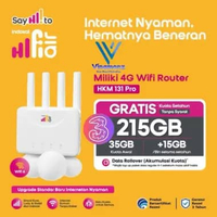 HiFi Air HKM 131 Pro β Unlock All Operator β Home Router 4G LTE β Bonus Kuota 215GB
