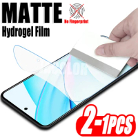 Front 1-2PCS Matte Screen Protector Hydrogel Film For Xiaomi Mi Note 10 T 10T Lite Pro 10i 5G 10S 10Lite 10TLite 5 G Protection