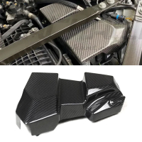aimey ฝาครอบช่องเครื่องยนต์คาร์บอนไฟเบอร์แท้สำหรับ BMW G87 M2 G80 G81 M3 G82 G83 M4 2021+ N7Y3P ตัวต