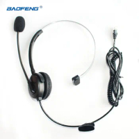 4-Pin Landline Wired RJ9 Plug VoIP Phone Headset Noise Cancelling Microphone IP Telephone Headphone Call Center for 3Com Aastra