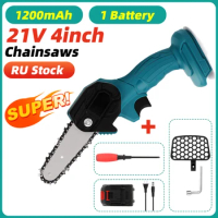 Portable Electric Pruning Saw Rechargeable Small Electric Saws Woodworking Electric Saw For Garden Logging Electric Chain Saws