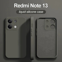 Redmi Note 13 Pro Plus 5G Case Luxury Liquid Silicone Phone Case For Xiaomi Redmi Note 13 Note13 Pro Plus Shockproof Soft Cover