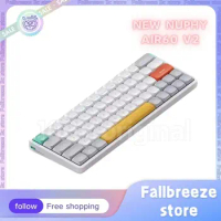 New Nuphy Air60 V2 Mechanical Keyboards Wireless Bluetooth Keyboard 3 Mode Low Profile Mute Gaming Office Keyboards For Macbook