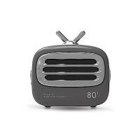 Hawk Mini TV無線藍牙喇叭(08-ATV160)-復古灰