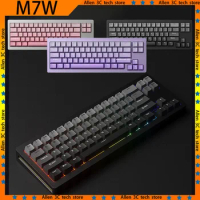 AKKO Monsgeek M7W Mechanical Keyboard Wireless USB Bluetooth 3-mode Aluminum Alloy RGB Hot-Swap 68-Key Gaming PC Gaming Keyboard