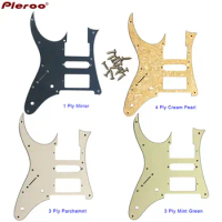 Pleroo Custom Electric Guitar Parts - For Left Handed MIJ Ibanez RG3550MZ Guitar Pickguard Pickup Scratch Plate HSH Humbucker