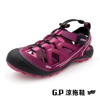 【G.P】女款MAX戶外越野護趾鞋G3895W-酒紅色(SIZE:35-39 共三色)