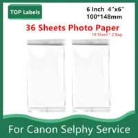 6 Inch Selphy Ink Paper Set for Canon Selphy CP1200 CP1300 CP910 CP900 Canon Compact Photo Printer KP-36IN KP-108IN Cartridge