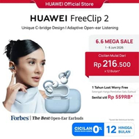 【BARU | New Varian】HUAWEI FreeClip 2 TWS Earphone l Unique C-bridge Design l Adaptive Open-ear Liste