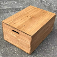 復古帶蓋實木箱大號儲物箱裝飾居家收納箱陳列長方定制加固木盒子