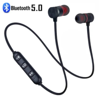 XT 6 Wireless Bluetooth 5.0 Headphones Neckband Magnetic Earphones TWS Stereo Sports Running Earbuds With Mic for All Smartphone