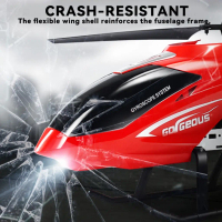 [24H Ship] 85CM RC Helicopter Big 2.4G Remote Control  With LED Light Anti-crash Big Size Alloy Heli